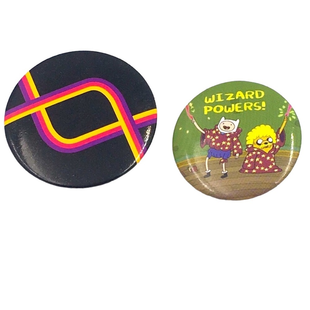 Bundle of Two Button Pins